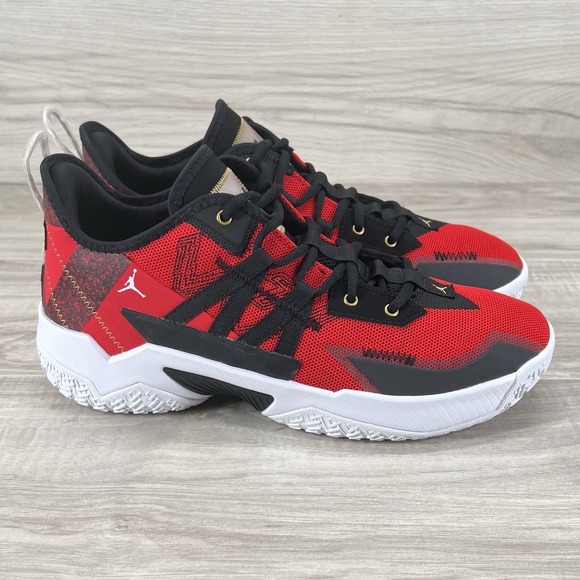 Nike Air Jordan One Take 2 II Red White Black Gold Mens 8.5 CW2457 607 Westbrook main image 7